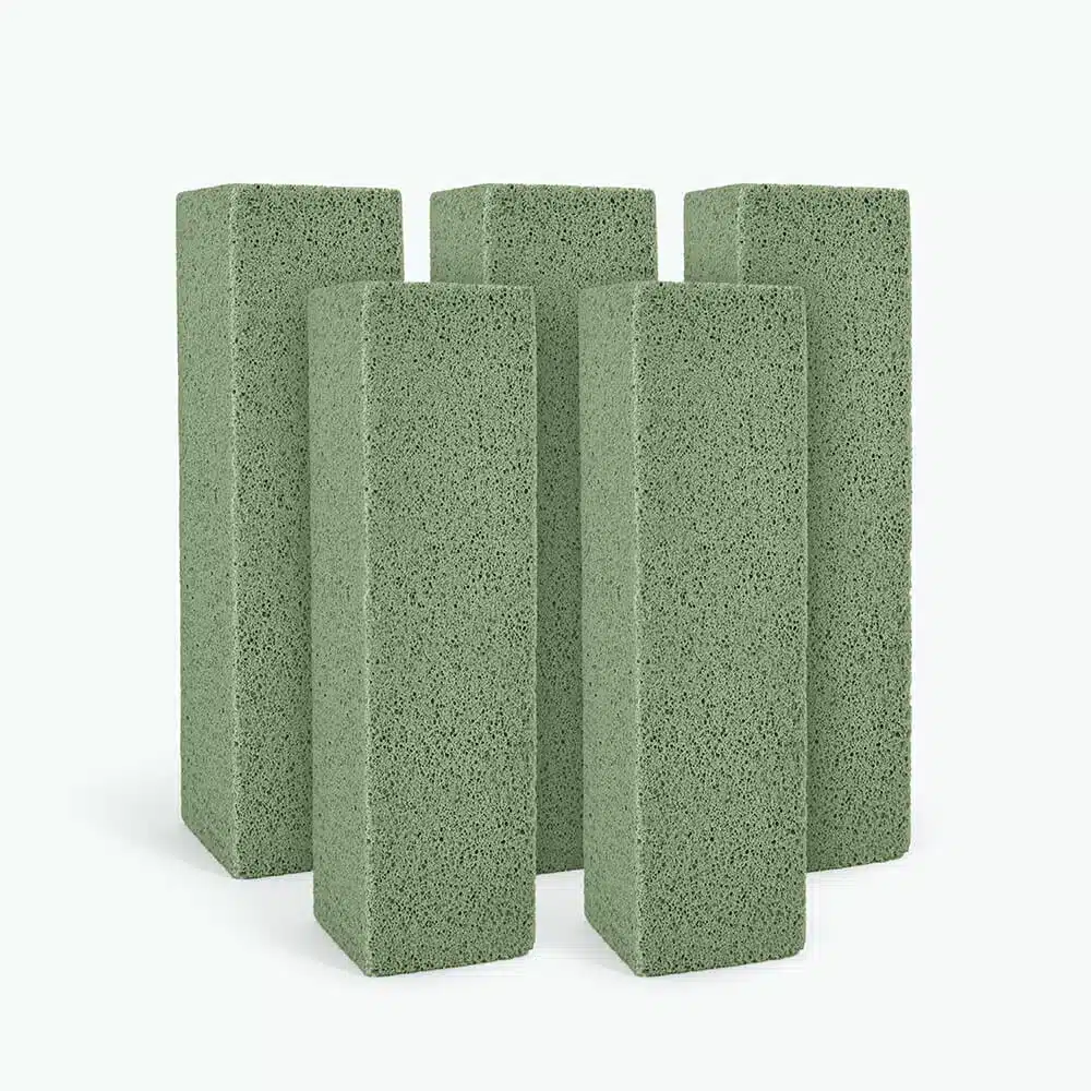 1 Pumiclean HC250 GN 5.5 x 1.6 x 1.6 Green Household Pumice Cleaner for Cleaning Stubborn Lime Toilet Stains and Hard Water Rings