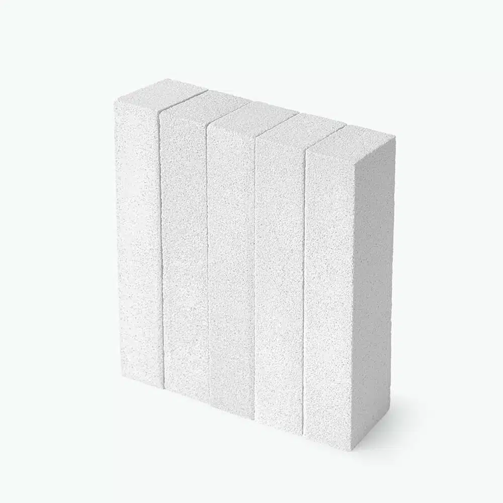 1 Pumiclean HC250 W 5.5 x 1.6 x 1 White Pumice Stone for Porcelain and Tile Cleaning