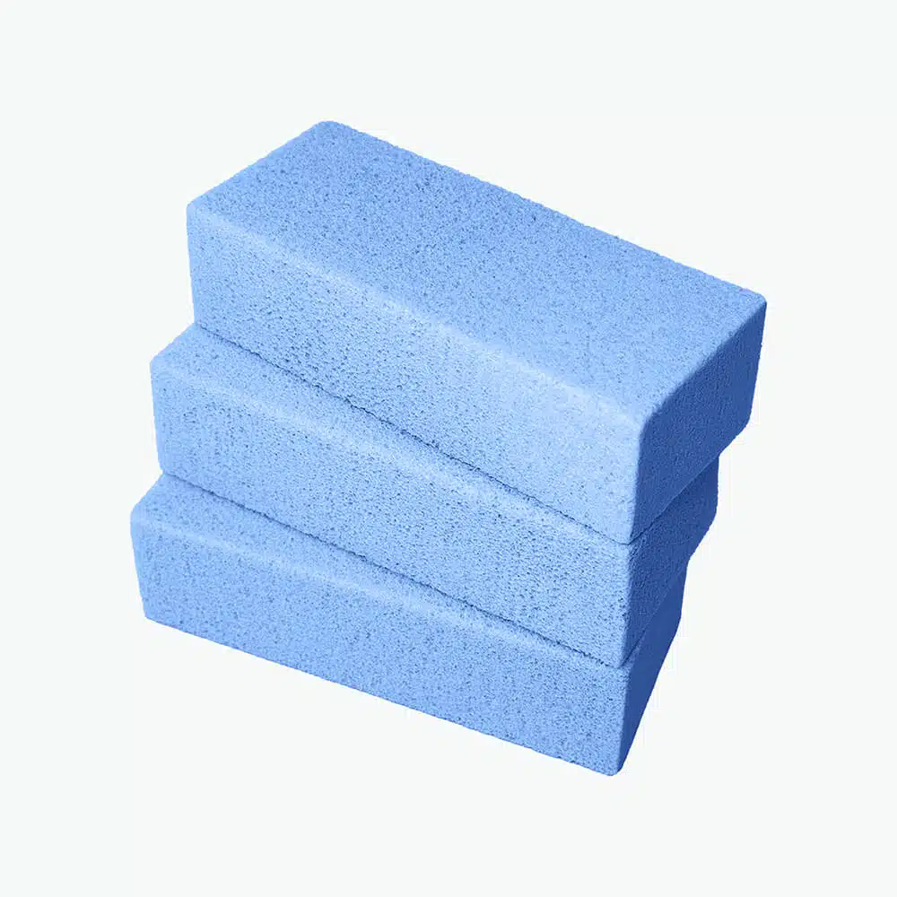 1 Pumiclean PH250 B 4 x 2 x 1.4 Blue Pumice Stone for Removing Dog Cat hair from Carpet and Upholstery