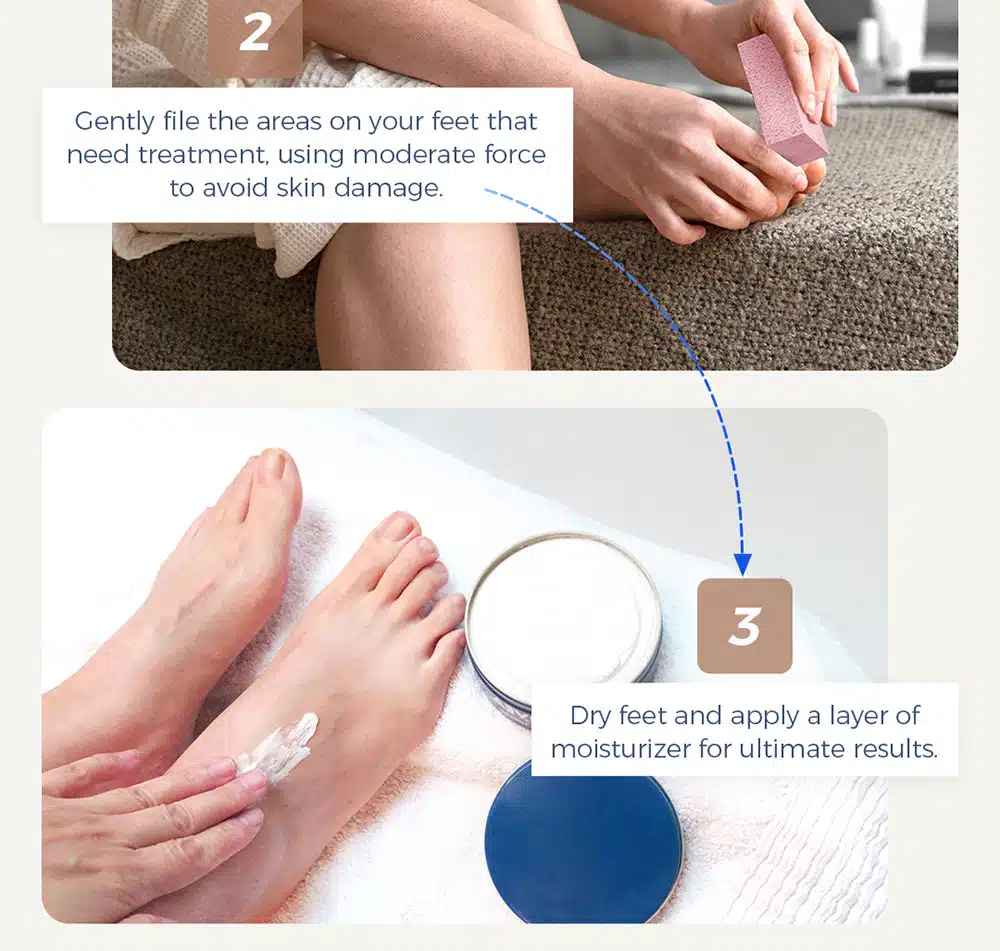 Pumiclean FC250 W 4 x 2.8 x 1.6 White Pumice Foot Scrubber For Exfoliating Foot Skin detail 13