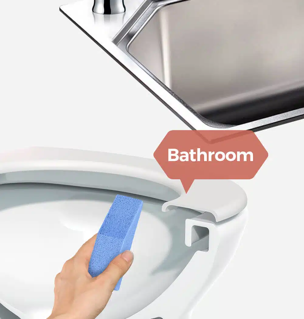 Pumiclean HC250 B 5.3 x 1.5 x 1.5 Blue Pumice Stick Cleaner for Removing Toilet Bowl Ring Bath Household and Kitchen detail 09