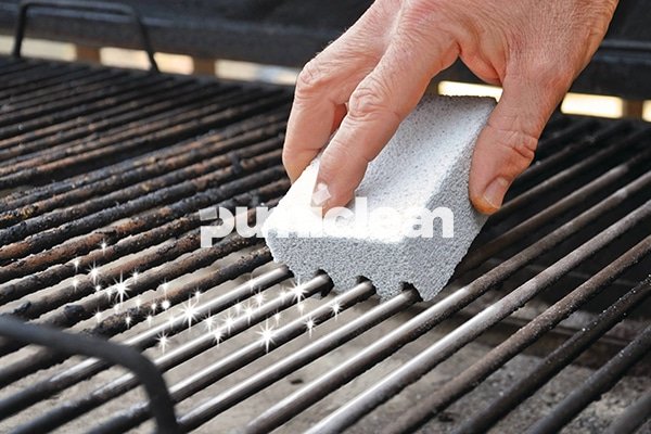 before and after cleaning flat top grill