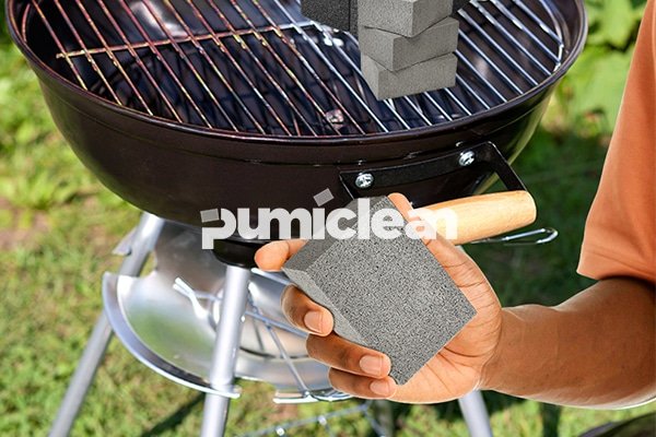flat top grill cleaning brick product close-up