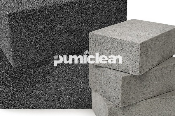 close-up of pumice stone for grill cleaning