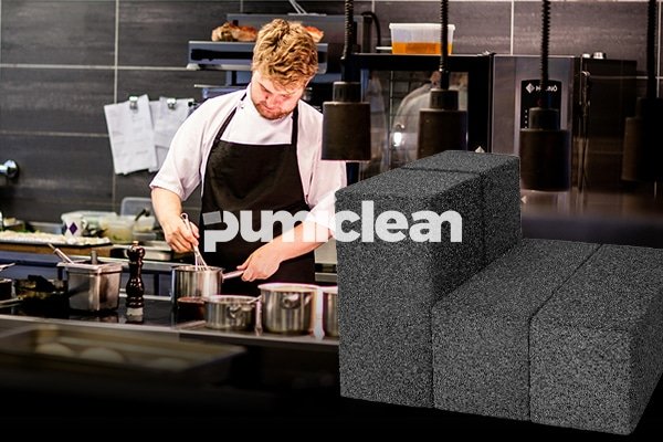 griddle brick product close-up for commercial kitchen cleaning